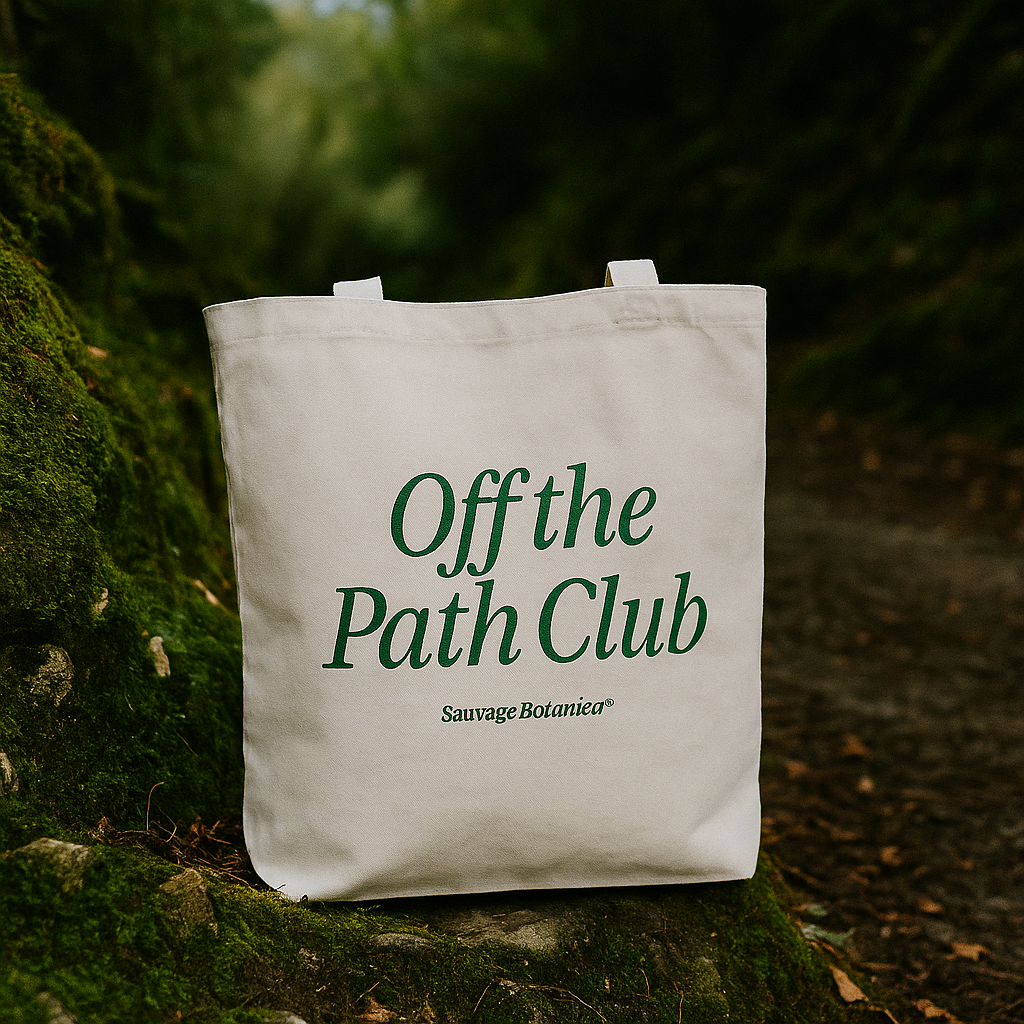'OFF THE PATH CLUB' ORGANIC TOTE BAG
