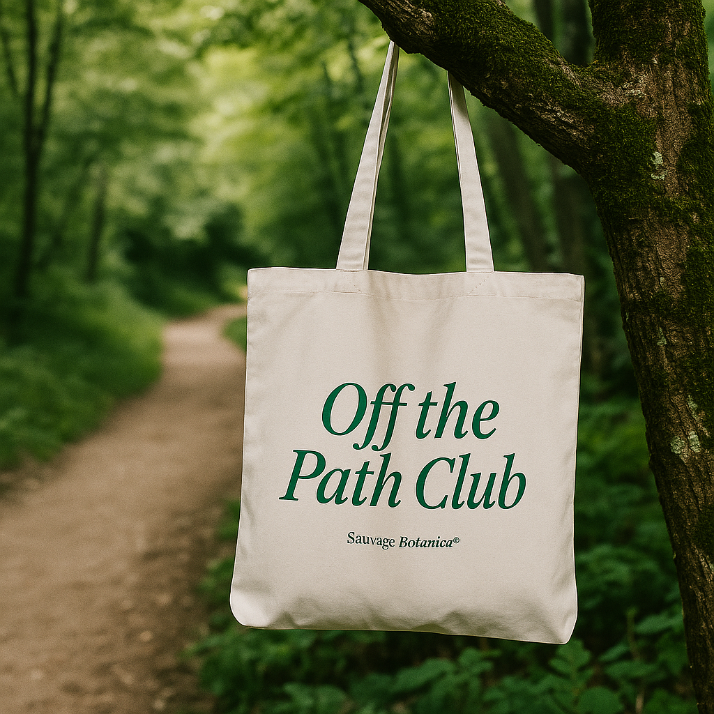 'OFF THE PATH CLUB' ORGANIC TOTE BAG